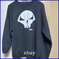 Spawn Cyber Graphic Sweatshirt Old COSPA Size L Pilling Used Vintage Style Japan