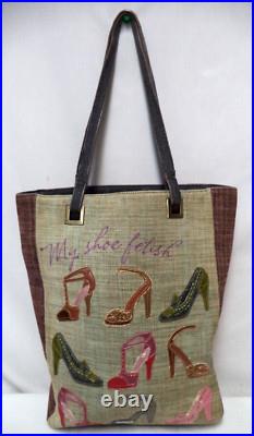 Spencer & Rutherford Australia Embroidered Old Mother Hubbard shoulder bag purse Spencer & Rutherford Australia Embroidered Old Mother Hubbard shoulder bag purse