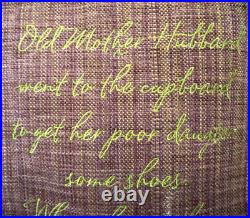Spencer & Rutherford Australia Embroidered Old Mother Hubbard shoulder bag purse Spencer & Rutherford Australia Embroidered Old Mother Hubbard shoulder bag purse