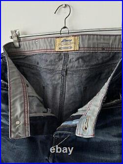 The Real McCoy's Buco Distressed Faded Selvedge Old Style Jeans Pants Size 32