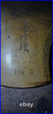 USA Vintage NETTLETON Old Stock Burgundy LEATHER Wingtip Oxford Shoes Size 12 D