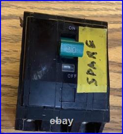 Used Square D QO330-H 30 Amp 3 Pole 240 VAC Type QO BREAKER