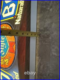 VINTAGE 1960S OLD STYLE COLD BEER 36 Light Sign TIFFANY SIGN HEILEMAN'S HTF