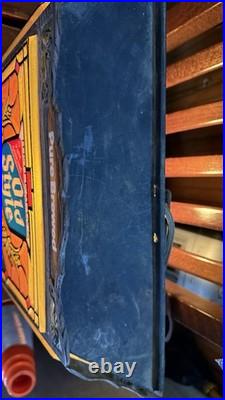 VINTAGE 70S OLD STYLE BEER ON TAP STAINED GLASS LOOKING LIGHT-UP SIGN CAVE Rare