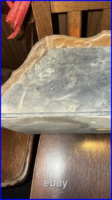 VINTAGE 70S OLD STYLE BEER ON TAP STAINED GLASS LOOKING LIGHT-UP SIGN CAVE Rare