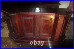 VINTAGE Canopy Home Bar Tavern Old Style English Pub or Counter 8' WIDE 6' DEEP