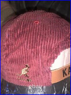 VINTAGE KANGOL HAT Mens New Dated Tags 1998 Sewn & Attached-26 yrs old Corduroy