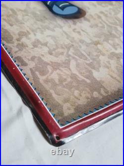 VINTAGE WRIGLEY FIELD CHICAGO CUBS OLD STYLE BEER METAL TIN SIGN Read