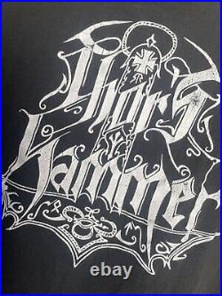 VTG 1997 Thor's Hammer Fidelity Shall Triumph L T Shirt Graveland Black Metal