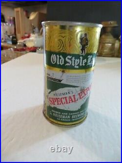 VTG. OLD STYLE LAGER-SPECIAL EXPORT beer can-Flat Top-Heileman, La Crosse, Wis-emp