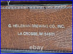 VTG Pegasus Leather Flight Case G Heileman Brewing Co Old Style La Crosse WI