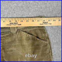 VTG Polo Western Corduroy Pants Mens 36X30 Tan Ralph Lauren 1980s Flap Pockets