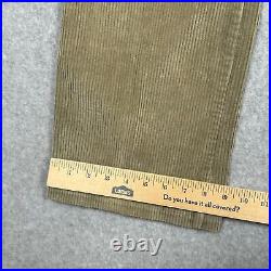 VTG Polo Western Corduroy Pants Mens 36X30 Tan Ralph Lauren 1980s Flap Pockets