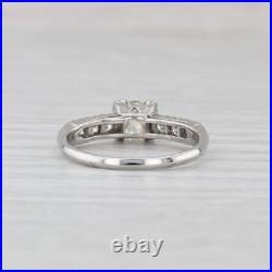 Vintage 0.77ctw Old European Diamond Engagement Ring Platinum Size 5.5 Vintage 0.77ctw Old European Diamond Engagement Ring Platinum Size 5.5