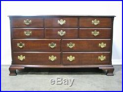 Vintage 10 Drawer Statton Old Town Solid Cherry Chippendale Style Dresser