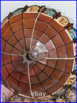 Vintage 10 Heileman's Old Style Beer Hanging Tiffany Style Plastic Lamp Shade Vintage 10 Heileman's Old Style Beer Hanging Tiffany Style Plastic Lamp Shade