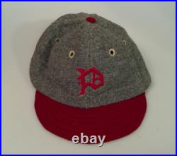 Vintage 1920s Style Soft Crown Phillies Wool Cap Gray Red Old English P Leather Vintage 1920s Style Soft Crown Phillies Wool Cap Gray Red Old English P Leather