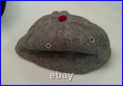 Vintage 1920s Style Soft Crown Phillies Wool Cap Gray Red Old English P Leather Vintage 1920s Style Soft Crown Phillies Wool Cap Gray Red Old English P Leather