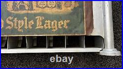 Vintage 1937 HEILMAN's OLD STYLE BEER CIGARETTE DISPLAY SIGN 14x22x5