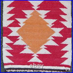 Vintage 1940s Navajo Native American Old Style Crystal Handwoven Tapestry / Rug