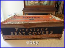 Vintage 1950's Firestone Blue Seat Covers Nos Style 50a Pontiac/chevrolet/olds