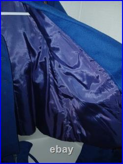 Vintage 1950s Toddler Wool Coat Set Union Made USA Blue Red Trim Old Money Style Vintage 1950s Toddler Wool Coat Set Union Made USA Blue Red Trim Old Money Style