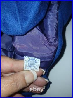 Vintage 1950s Toddler Wool Coat Set Union Made USA Blue Red Trim Old Money Style Vintage 1950s Toddler Wool Coat Set Union Made USA Blue Red Trim Old Money Style