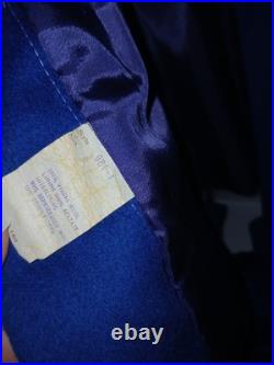 Vintage 1950s Toddler Wool Coat Set Union Made USA Blue Red Trim Old Money Style Vintage 1950s Toddler Wool Coat Set Union Made USA Blue Red Trim Old Money Style