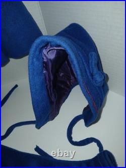 Vintage 1950s Toddler Wool Coat Set Union Made USA Blue Red Trim Old Money Style Vintage 1950s Toddler Wool Coat Set Union Made USA Blue Red Trim Old Money Style