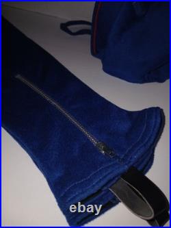 Vintage 1950s Toddler Wool Coat Set Union Made USA Blue Red Trim Old Money Style Vintage 1950s Toddler Wool Coat Set Union Made USA Blue Red Trim Old Money Style