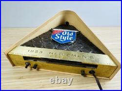 Vintage 1960 Heileman Old Style Light Lighted Beer Bar Sign READ DESCRIPTION Vintage 1960 Heileman Old Style Light Lighted Beer Bar Sign READ DESCRIPTION