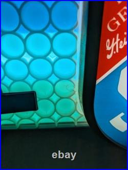 Vintage 1970's Heileman Old Style Beer Lighted Bar Tavern Sign WORKS GREAT