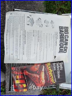 Vintage 1970s Old Style Beer Can-Do Portable Barbeque BBQ Grill NOS