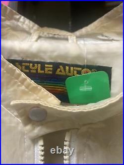 Vintage 1980s Grand Prix of MIAMI? Jacket by Style Auto, New Old Stock, sz L