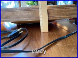 Vintage 1980s Heilemans Old Style Beer Tiffany Style Face Light Up Sign