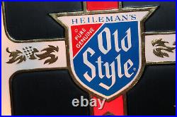 Vintage 1981 Heileman's Old Style Light Beer Lighted Motion Sign