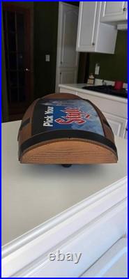 Vintage 1982 Heileman's Old Style Pick Your Style Lighted Barrel Back Sign WOW Vintage 1982 Heileman's Old Style Pick Your Style Lighted Barrel Back Sign WOW