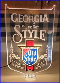 Vintage 1982 Old Style Beer Lighted Sign Georgia You've Got Style Vintage 1982 Old Style Beer Lighted Sign Georgia You've Got Style