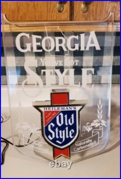 Vintage 1982 Old Style Beer Lighted Sign Georgia You've Got Style Vintage 1982 Old Style Beer Lighted Sign Georgia You've Got Style