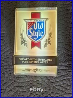 Vintage 1984 Heilman's Old Style Beer Lighted Bar Sign Wisconsin