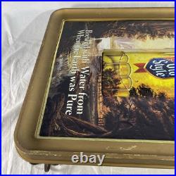 Vintage 1985 Heilemans Old Style Panorama Waterfall With Mug Lighted Beer Sign