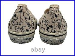 Vintage 1991 Vans Style #89 Snoopy Peanuts All Over Print Shoes RARE Men's 7