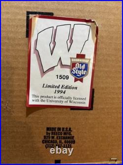 Vintage 1994 Sharon Anderson Wisconsin Badgers Old Style Poster #1509 Rare Vintage 1994 Sharon Anderson Wisconsin Badgers Old Style Poster #1509 Rare