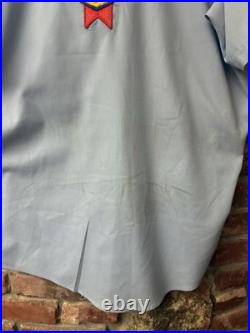 Vintage 60s 70s Unitog Old Style Beer Chain Stitched Work Wear Shirt XL Distress