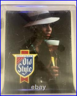 Vintage 80's Heileman's Old Style Lighted Beer Sign Bar Wall Decor