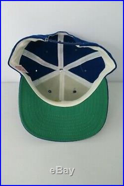 Vintage 80s New Era White Tag Seattle Mariners Wool Snap-back Hat NWT OLD STYLE