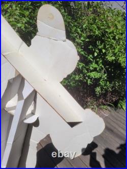 Vintage 80s Old Style Light Baseball Standee Homer Sudz Beer League Chicago Cubs