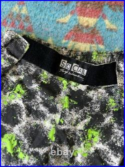 Vintage 90s So Cal Surf Wear Parachute Pants Hammer'Old Style' Splatter Skate
