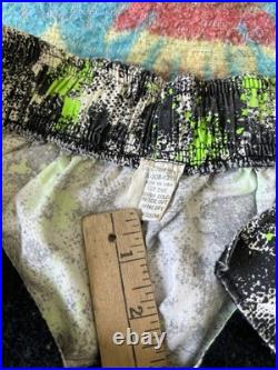 Vintage 90s So Cal Surf Wear Parachute Pants Hammer'Old Style' Splatter Skate