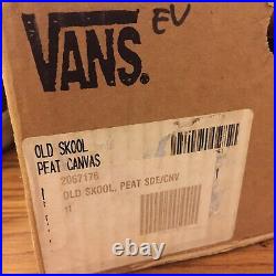 Vintage 90s Vans Old Skool Style 36 Brown Suede Peat Canvas Made In USA 11